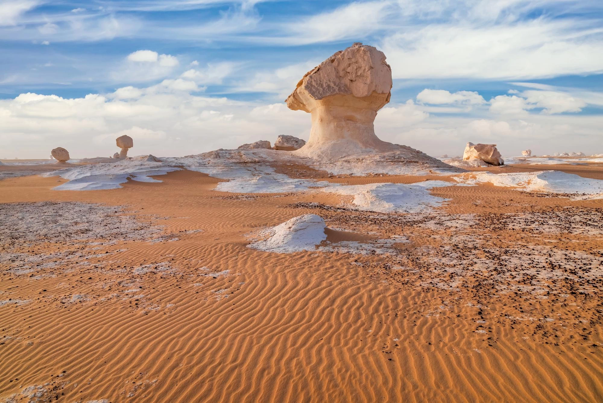 Désert Blanc formations