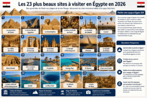 Sites touristiques Égypte 2026