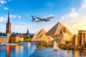 vols directs Stockholm Le Caire 2026